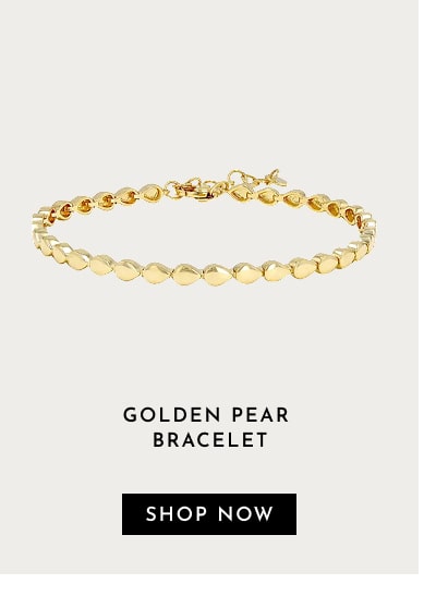 Golden Pear  Bracelet
