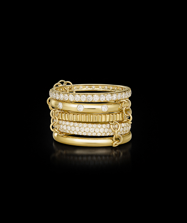 Interlocking Stacked Ring