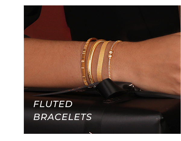 Fluted Bracelets