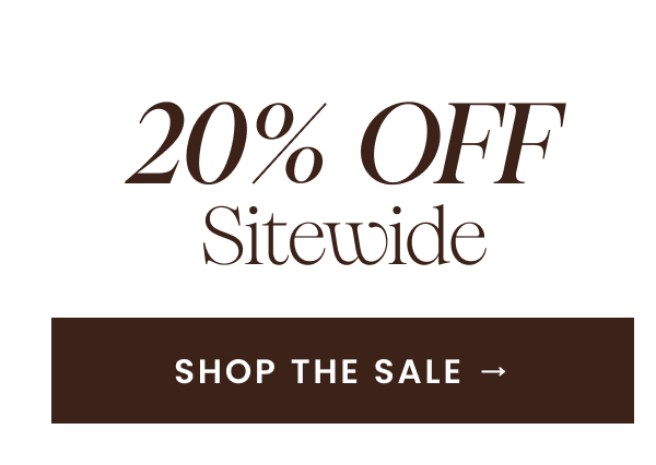 20% OFF STIEWIDE
