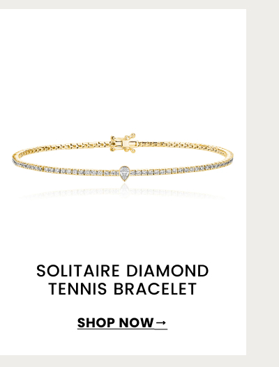 Solitaire Diamond Tennis Bracelet