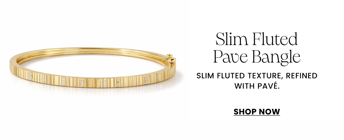 Swirl Diamond Multi Shape Bangle. Mixed diamond cuts in one fluid gold design.