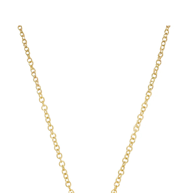 Initial Lab Diamond Necklace