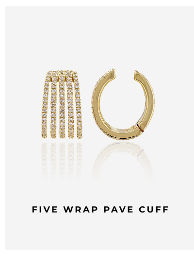 Five Wrap Pave Cuff