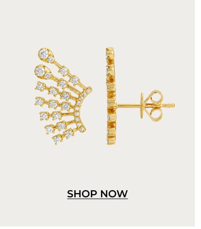 Splash Diamond Ear Climber