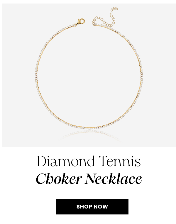 Diamond Tennis Choker Necklace