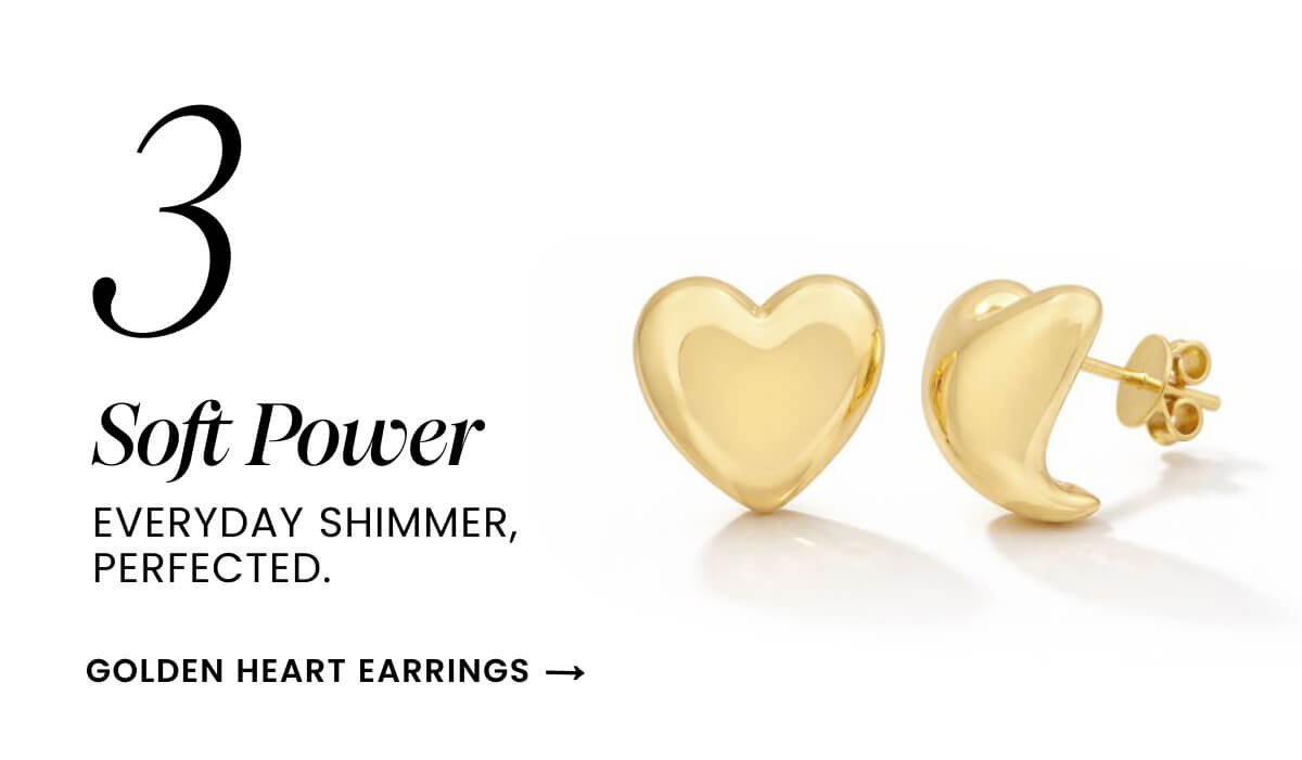 Golden Heart Earrings