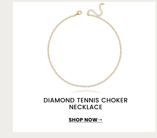 Diamond Tennis Choker Necklace