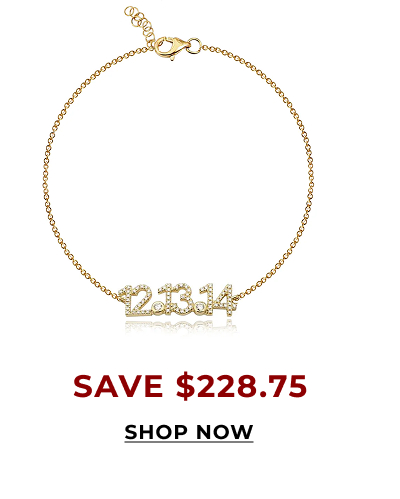 Pave Date Bracelet