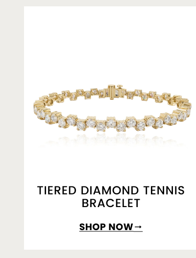 Tiered Diamond Tennis Bracelet