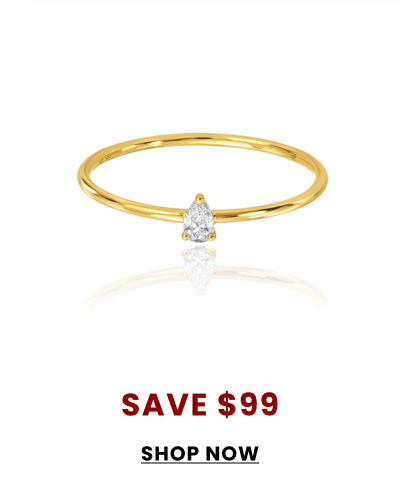 Petite Diamond Solitaire Ring