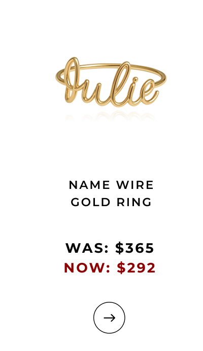 Diamond Initial Ring