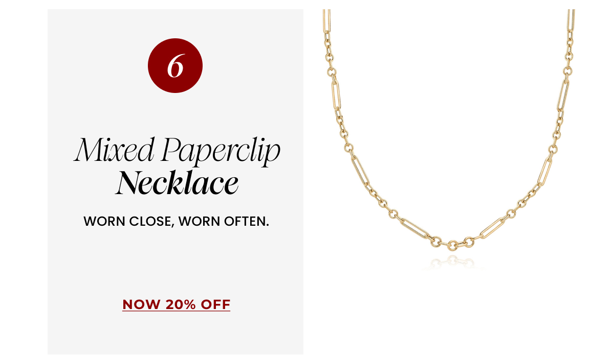 Mixed Paperclip Link Chain