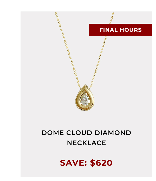 Dome Cloud Diamond Necklace