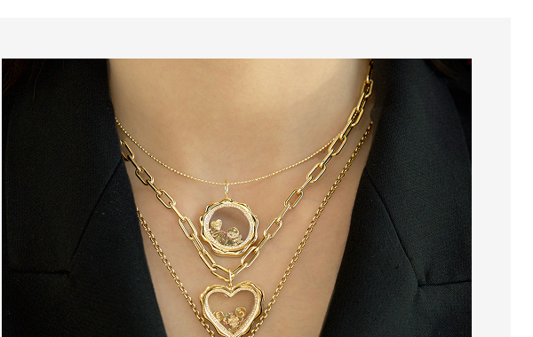 Wavy Heart Glass Locket Charm