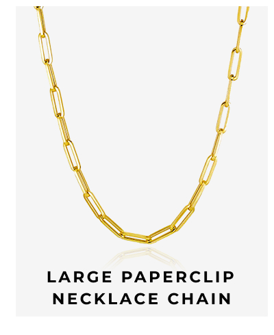 Large Paperclip Necklace Chain