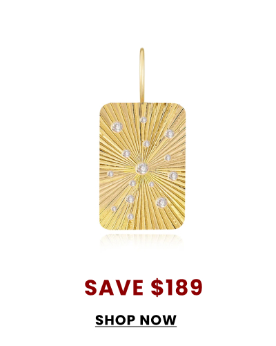 Scattered Fluted Tag Charm