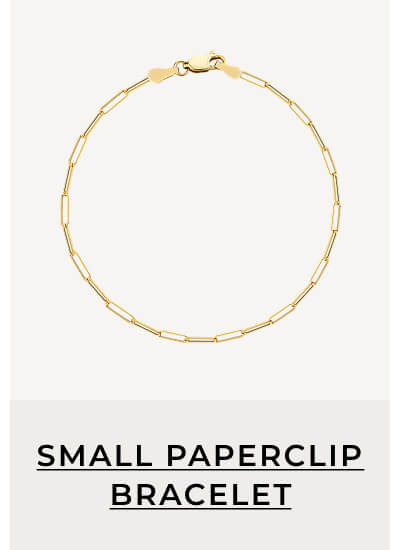 Small Paperclip Bracelet