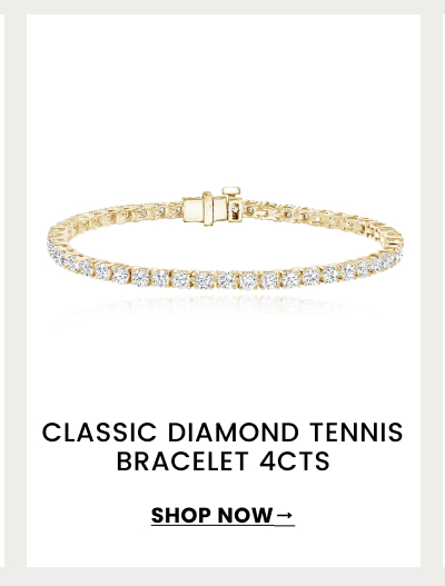 Classic Diamond Tennis Bracelet 4cts