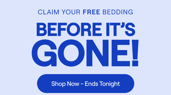 FREE Bedding Set (up to $599 value) with any mattress purchase