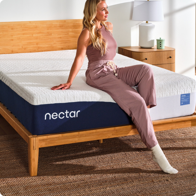 Nectar Mattress with Model - Visual