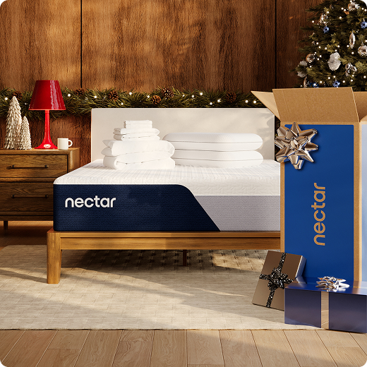 Nectar Memory Foam Mattress - in Holiday Setting
