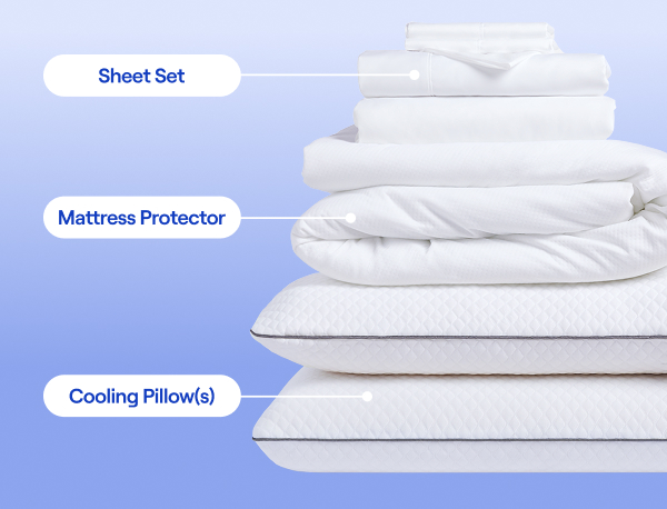 FREE Bedding Set (up to $599 value) with any mattress purchase