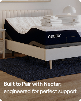 Built to Pair with Nectar: engineered for perfect support