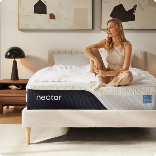 Nectar Mattress with Model - Visual