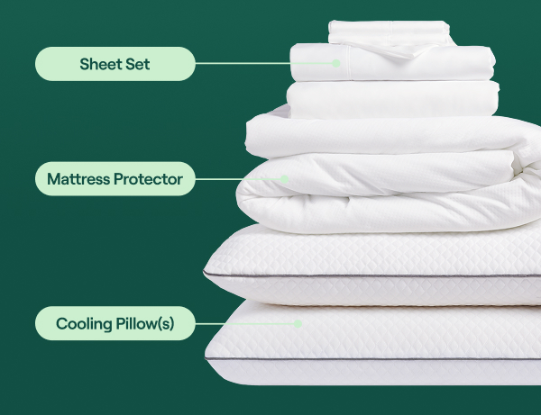 FREE Bedding Set (up to $599 value) with any mattress purchase