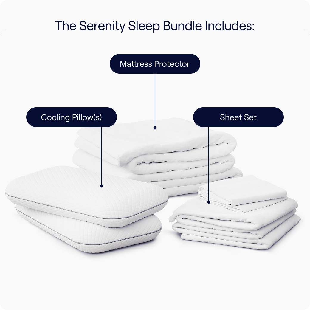 FREE Bedding Set (up to $599 value) with any mattress purchase