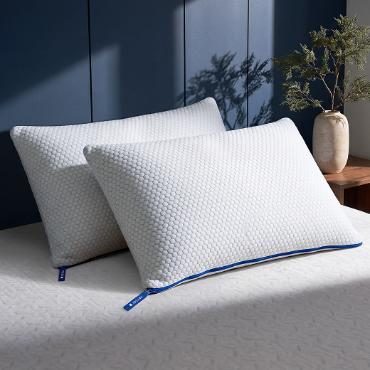 Free 2-Pack Tri-Comfort Cooling Pillow with mattress order (select Standard or King)