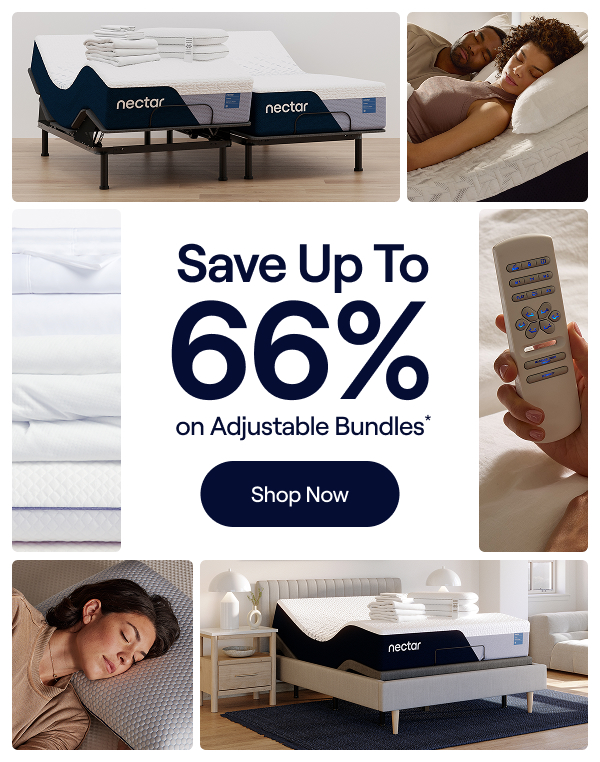 Save up to 66% on the Nectar Adjustable Bundle*