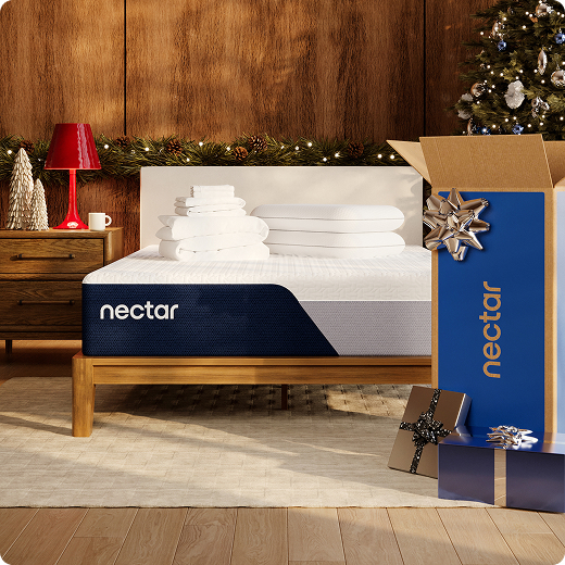 Nectar Memory Foam Mattress - in Holiday Setting