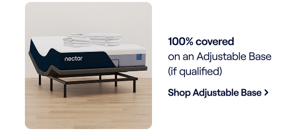 Nectar Adjustable Base Visual + 100% covered with Truemed Nectar Adjustable Base Visual + 100% covered with Truemed