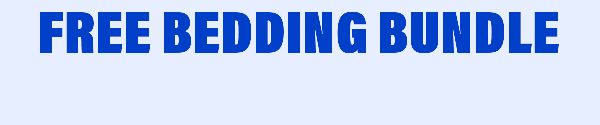 Save up to 50% on mattresses + Bedding Bundle GIF