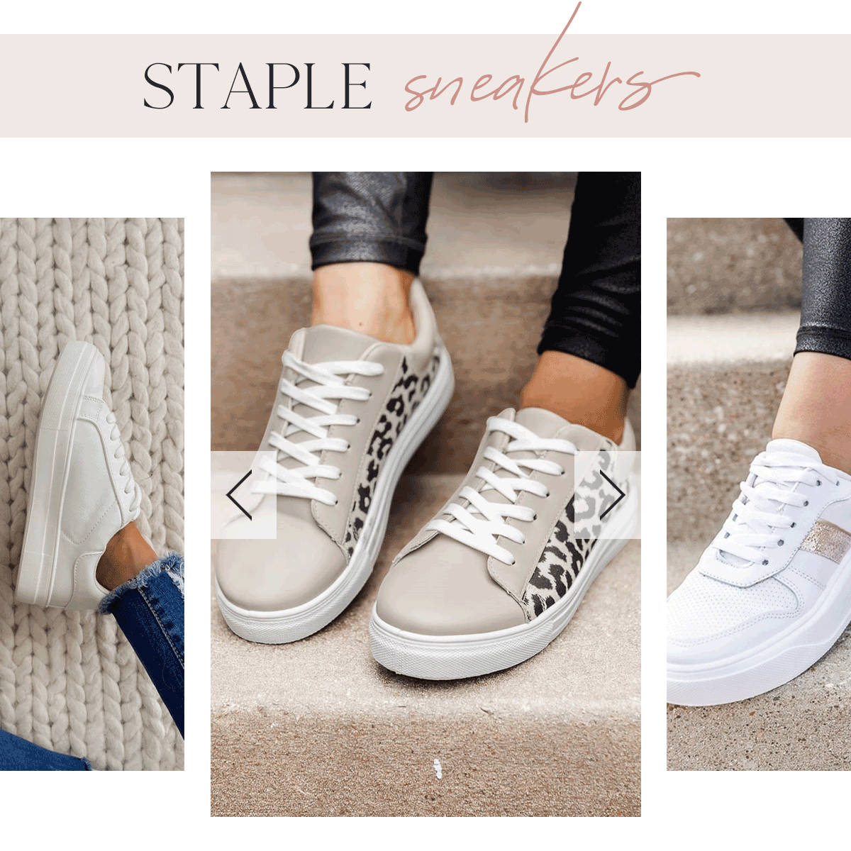 step up your shoe game The Pink Lily Boutique