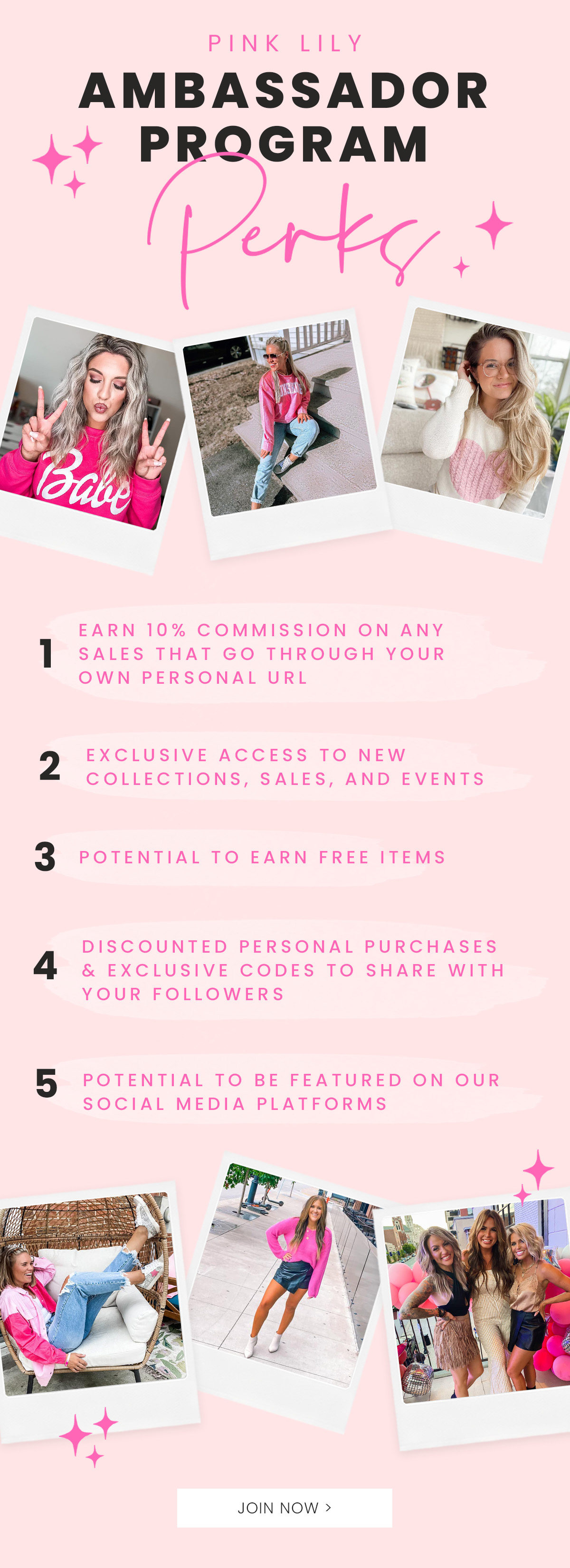 a Pink Lily Ambassador TODAY! The Pink Lily Boutique