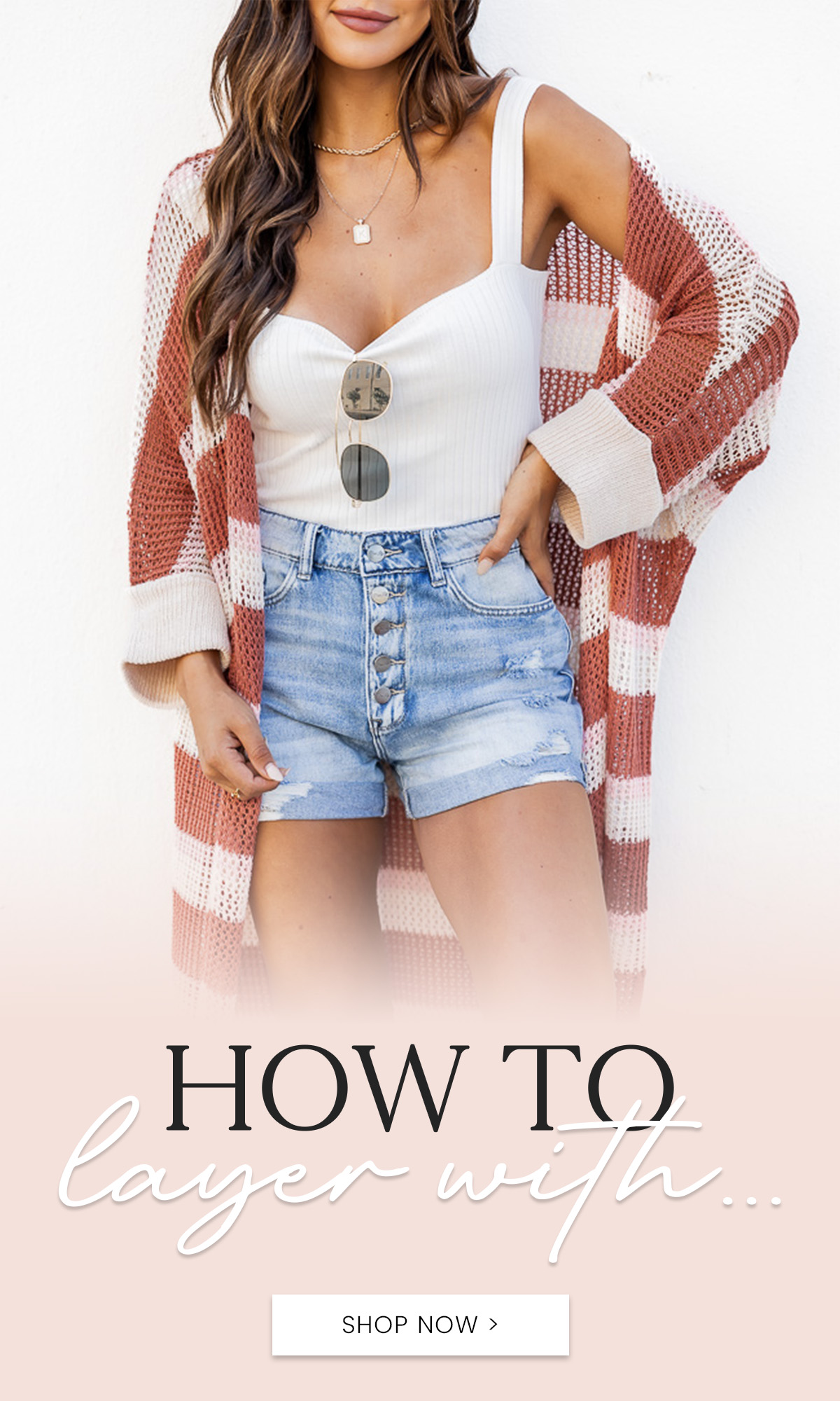 a lesson on layering The Pink Lily Boutique