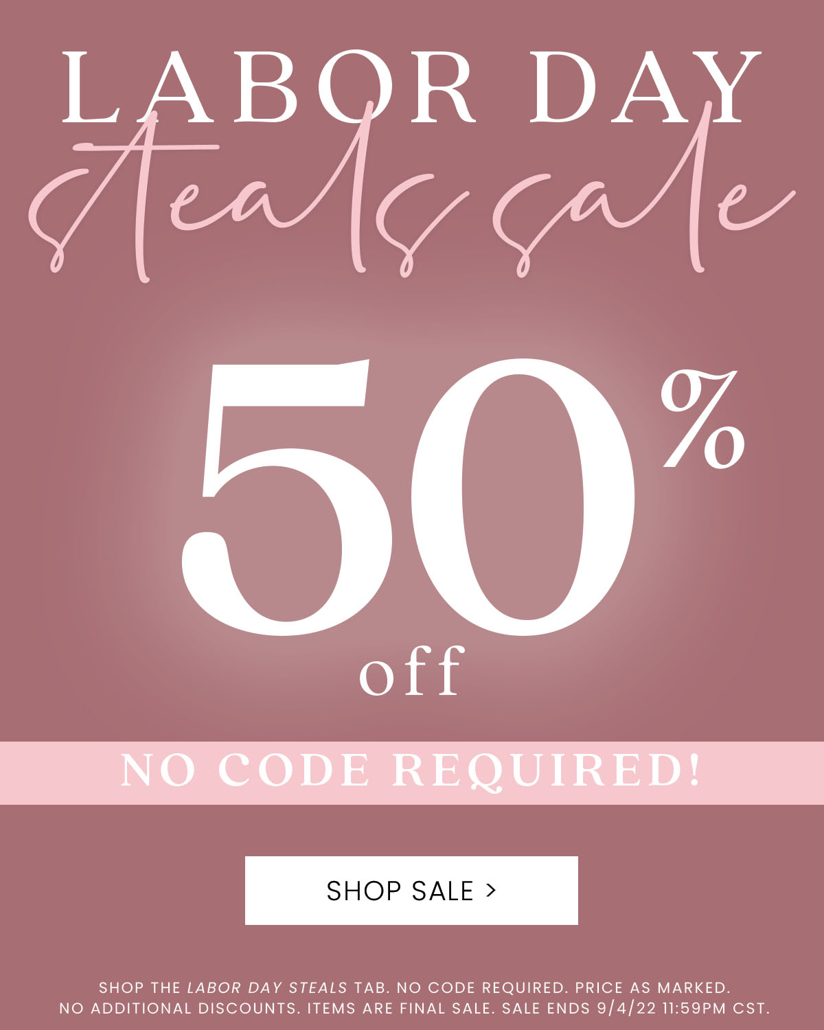 50 off our most loved styles The Pink Lily Boutique