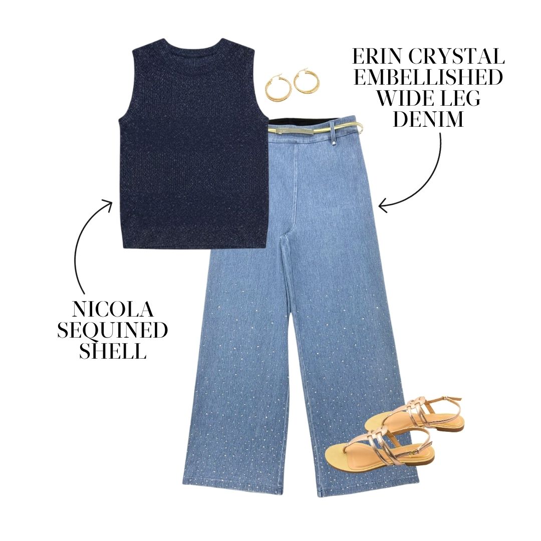 Erin Crystal Embellished Look #3