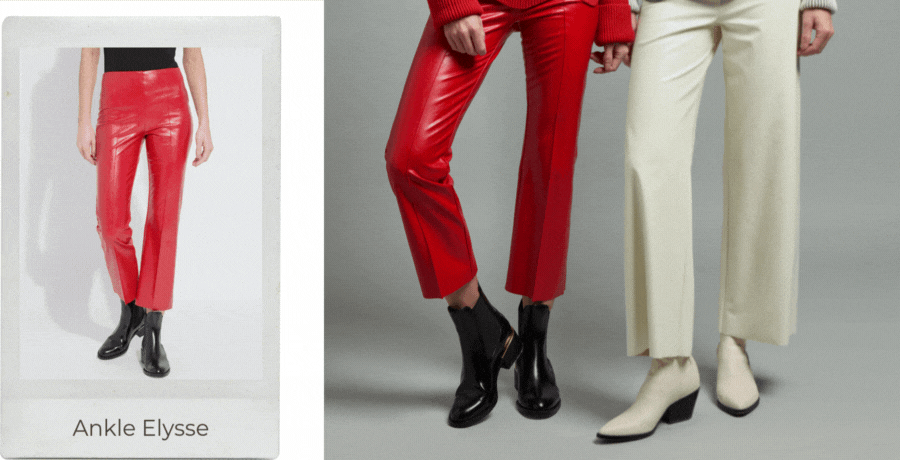 Ankle Elysse Vegan Leather (27.5" Inseam)