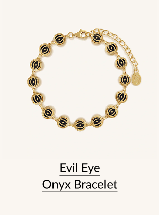 Evil Eye Onyx Bracelet