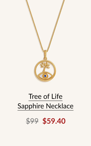 Tree of Life Sapphire Necklace