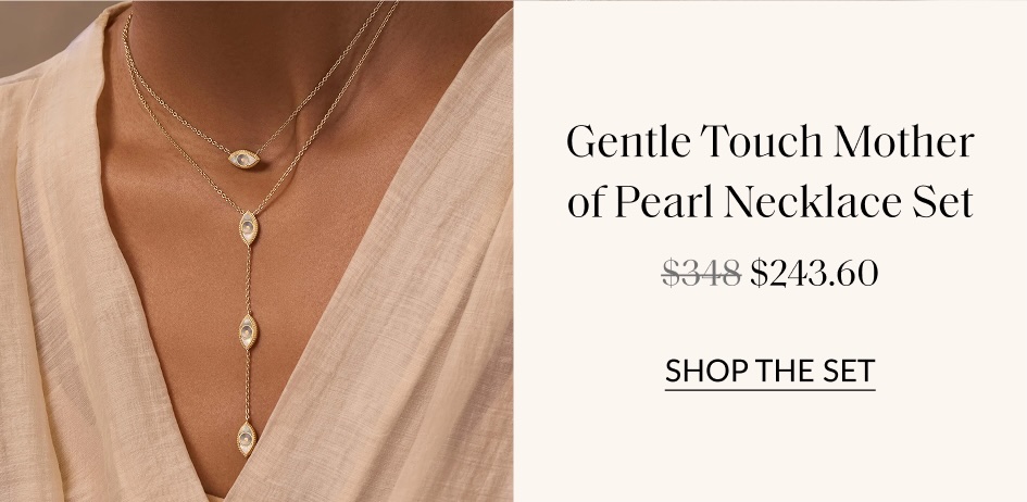 Gentle Touch Mother of Pearl Necklace Set
