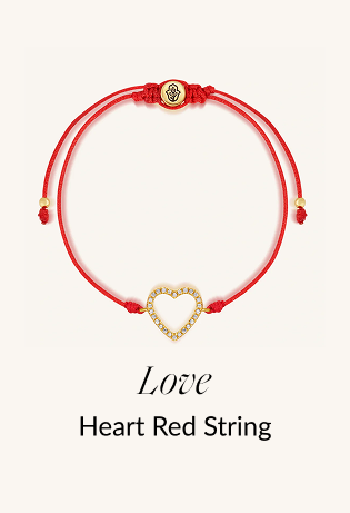 Love Heart Red String