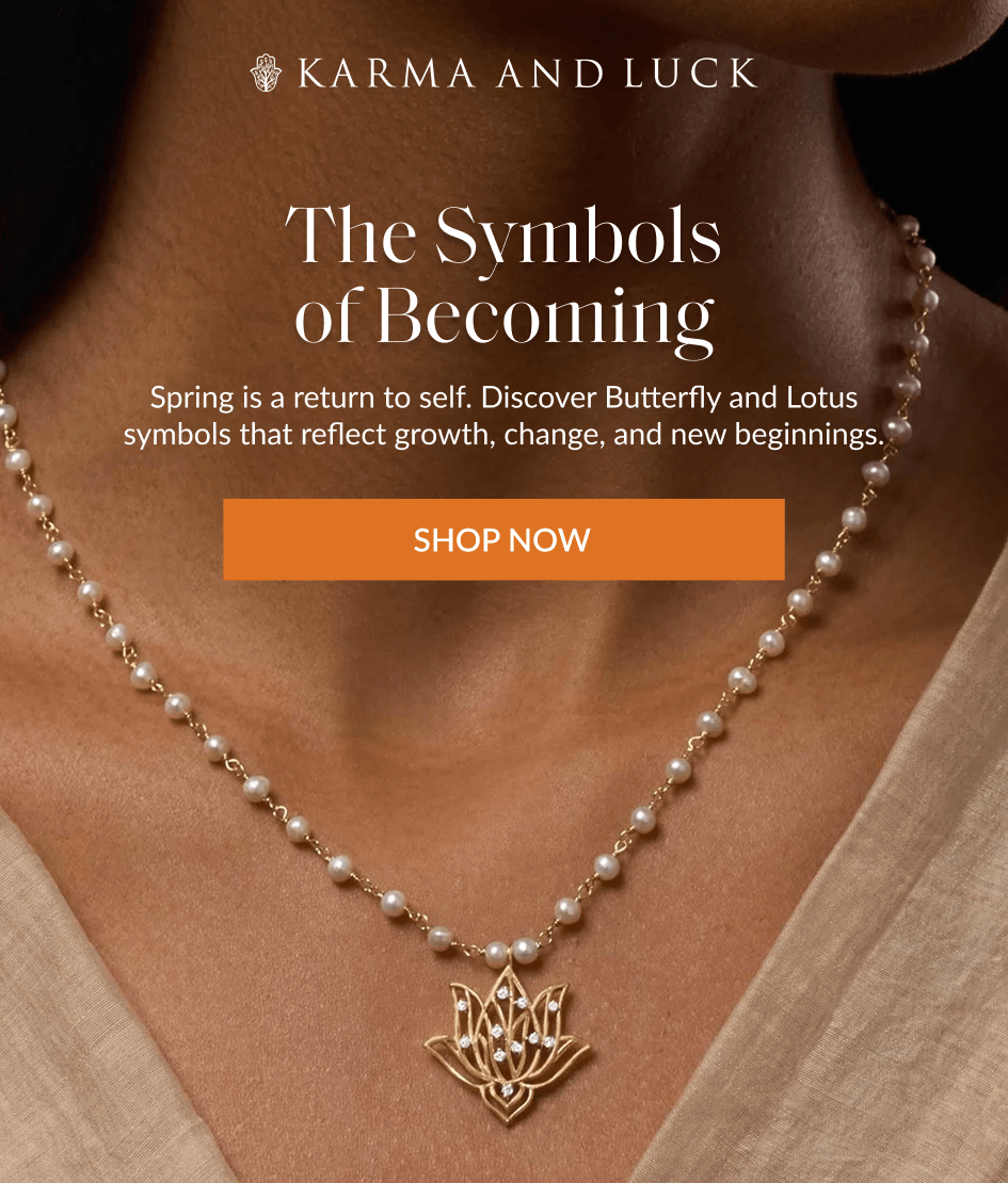 The Symbols of Becoming Spring is a return to self. Discover Butterfly and Lotus symbols that reflect growth, change, and new beginnings. SHOP NOW