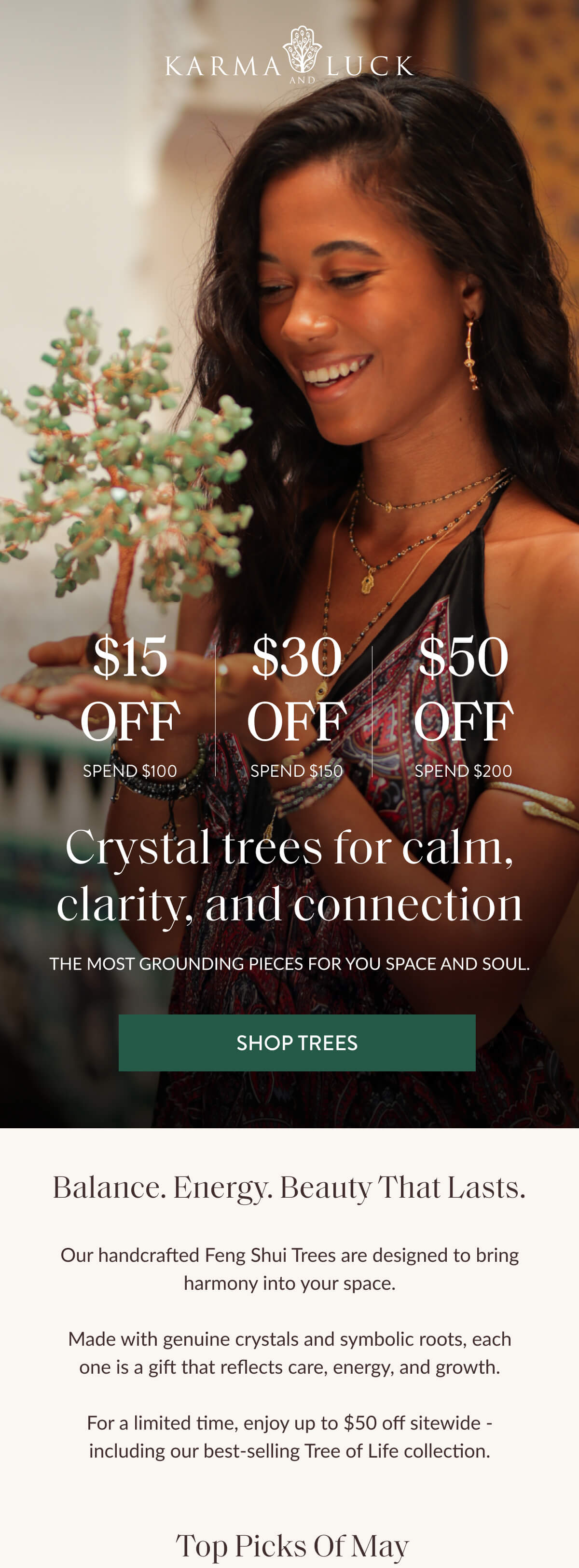 Crystal trees for calm, clarity, and connection - Shop Trees