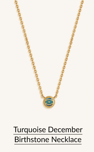 Turquoise December Birthstone Necklace