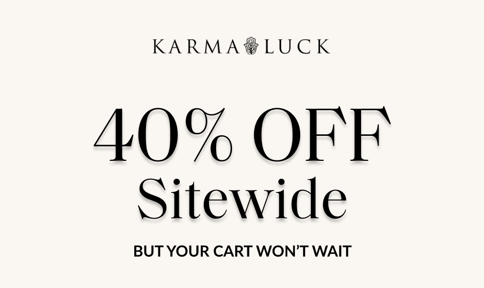 40% OFF Sitewide BUT YOUR CART WON'T WAIT